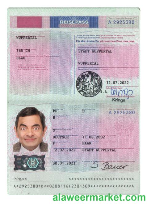 Germany passport 2022-present